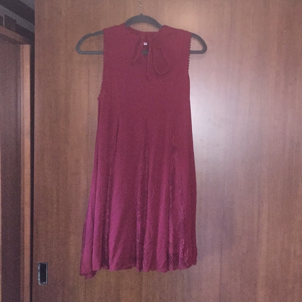 Medium Red Xhilaration dress with lace